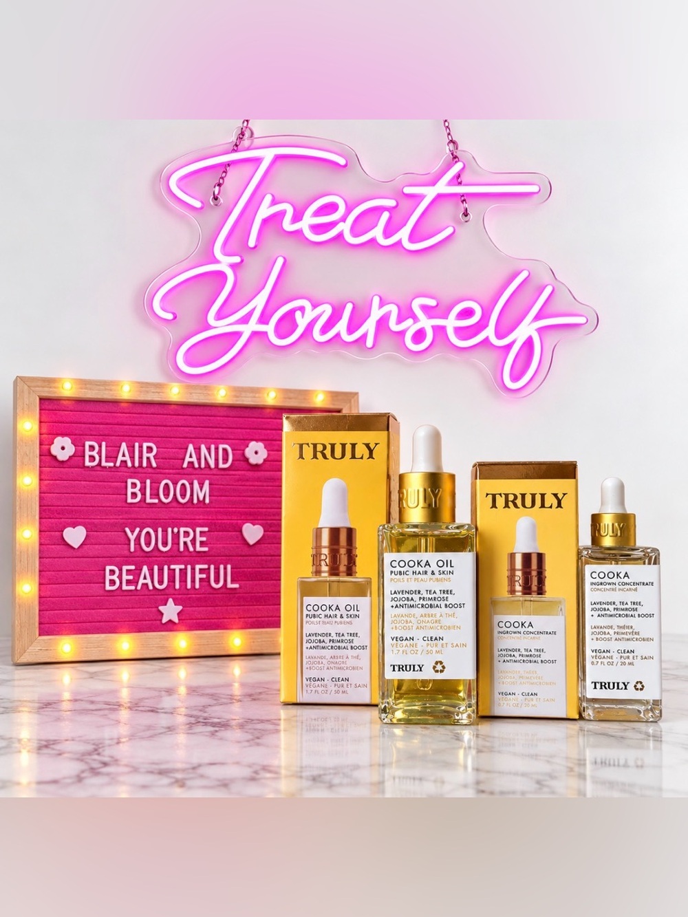 Truly Beauty Cooka Oil Hair & Skin Bundle